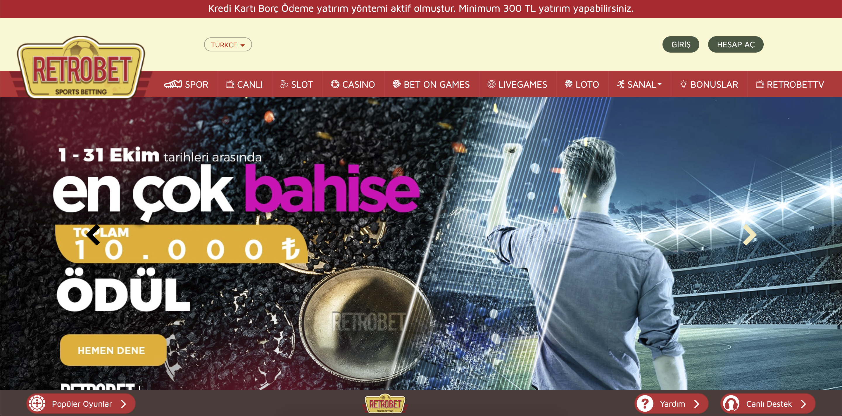 RETROBET BAHIS