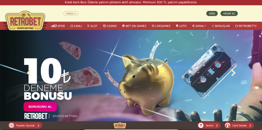 RETROBET GIRIŞ