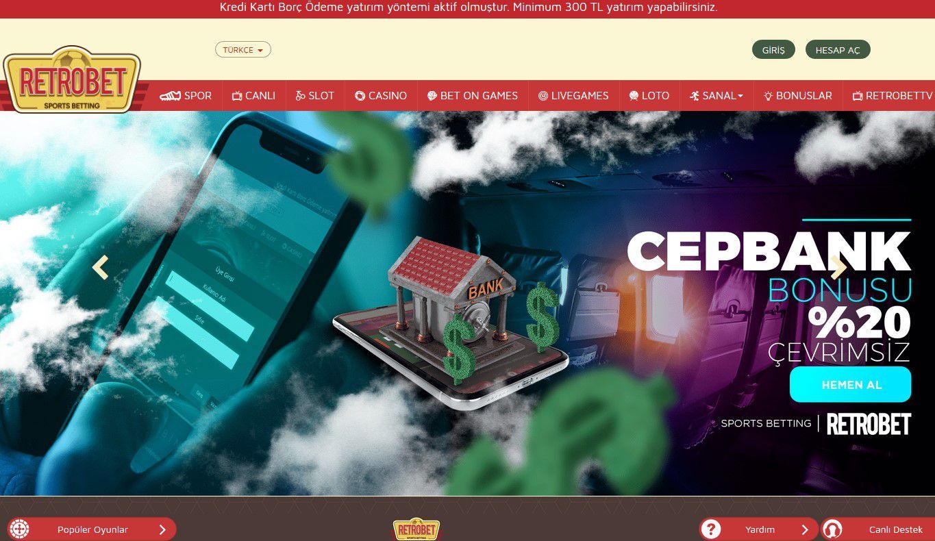 RETROBET GIRIŞ