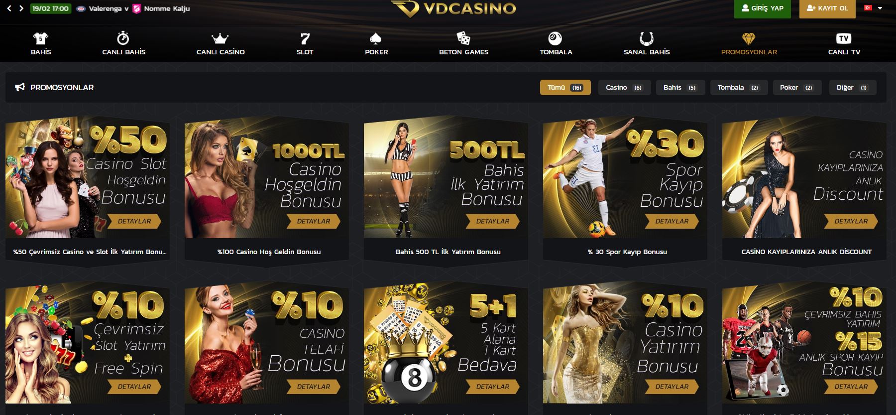 VDCASINO YENI ADRESI