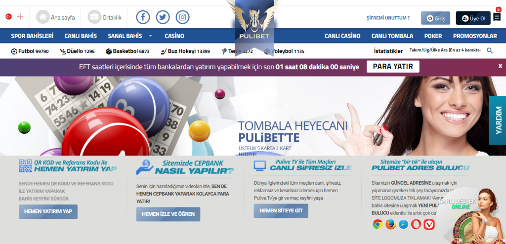 PULIBET YENI ADRESI