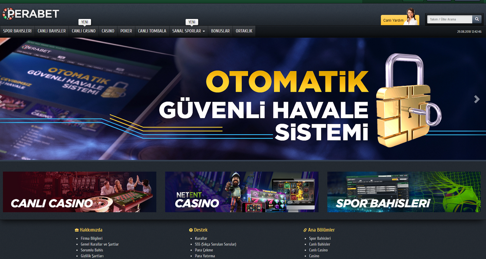 PERABET GIRIŞ