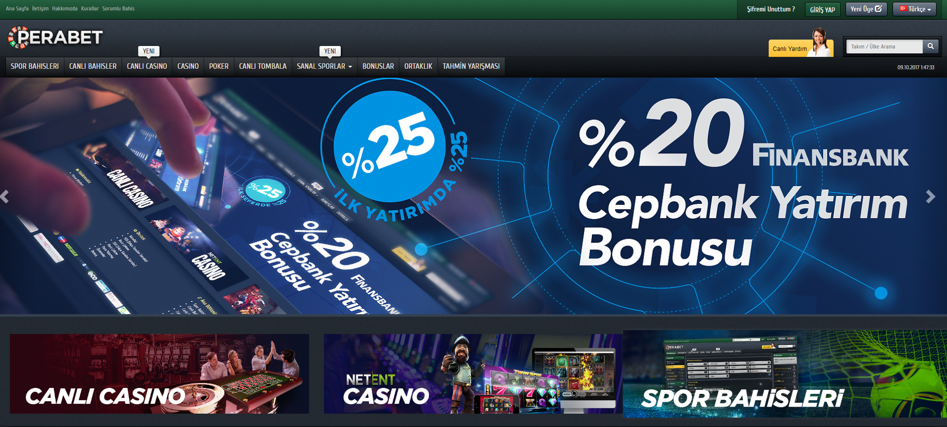 PERABET CANLI BAHIS