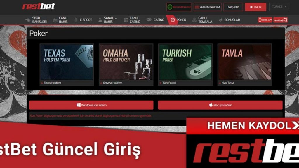 RESTBET GIRIŞ