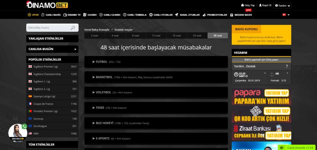 DINAMOBET GUNCEL ADRESI