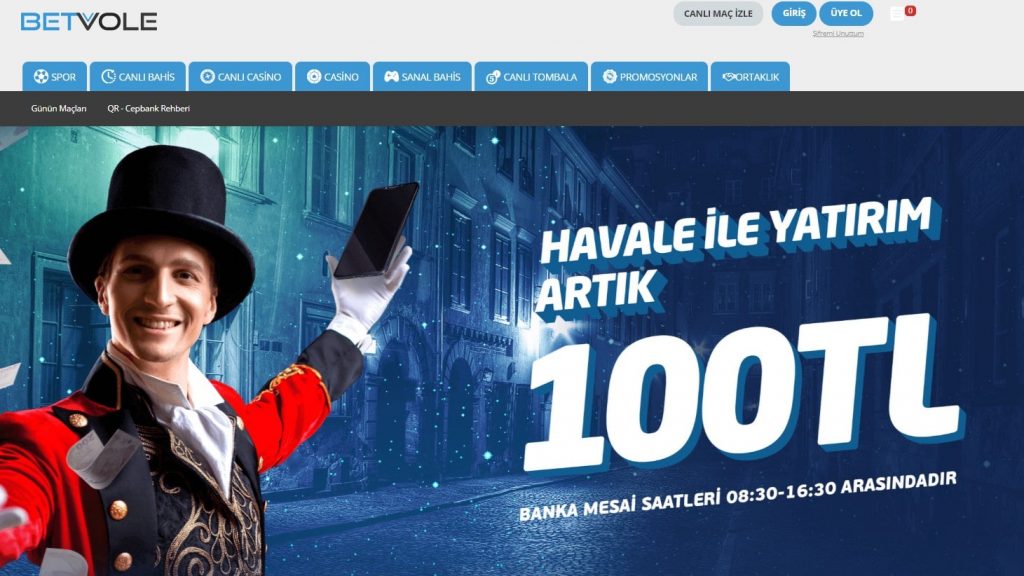 BETVOLE KAYIT