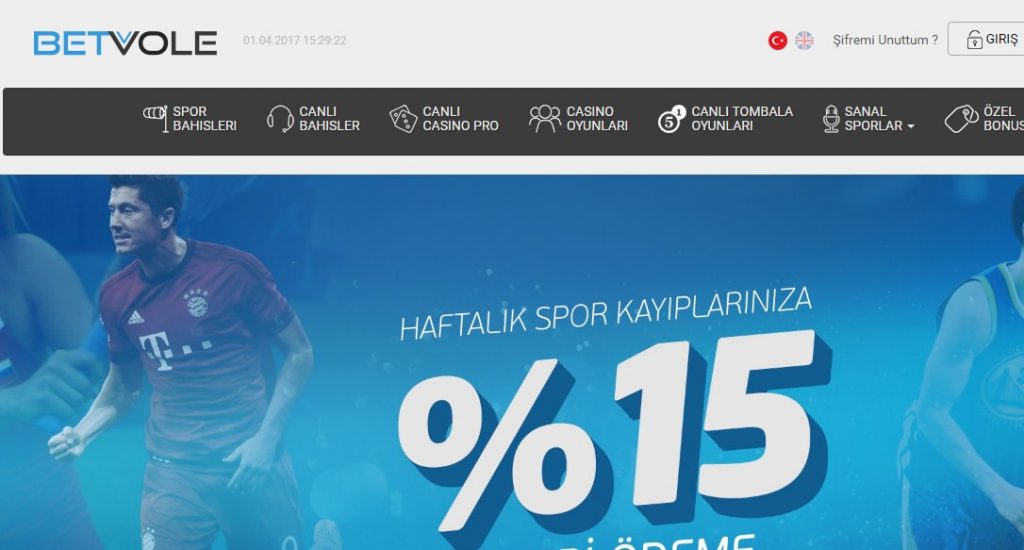 BETVOLE KAYIT