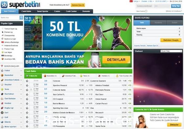 SUPERBETIN GUNCEL ADRESI
