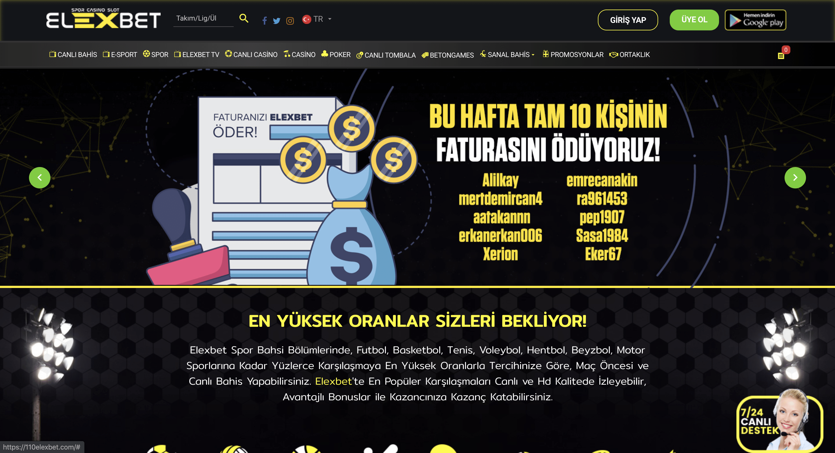 Elexbet Yeni Adresi