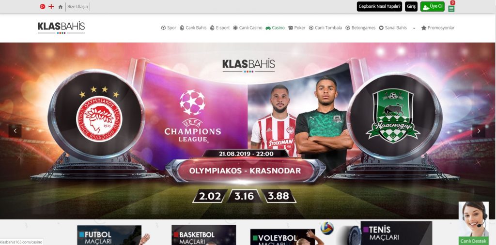 KlasBahis Canli Bahis