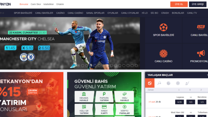 Betkanyon Yeni Adresi