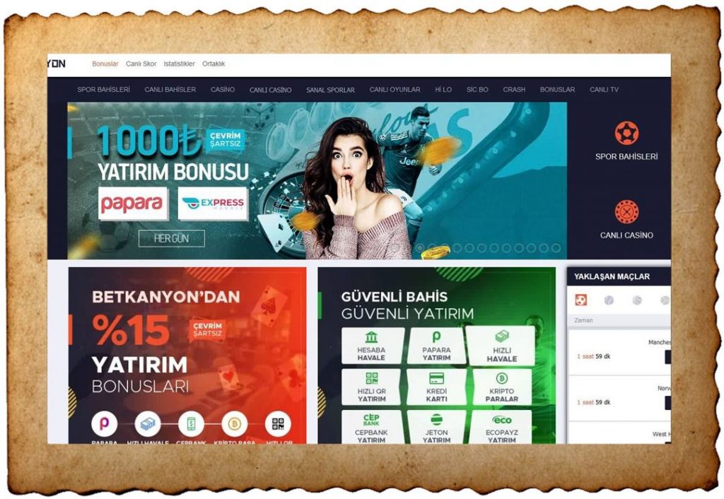 Betkanyon Giriş