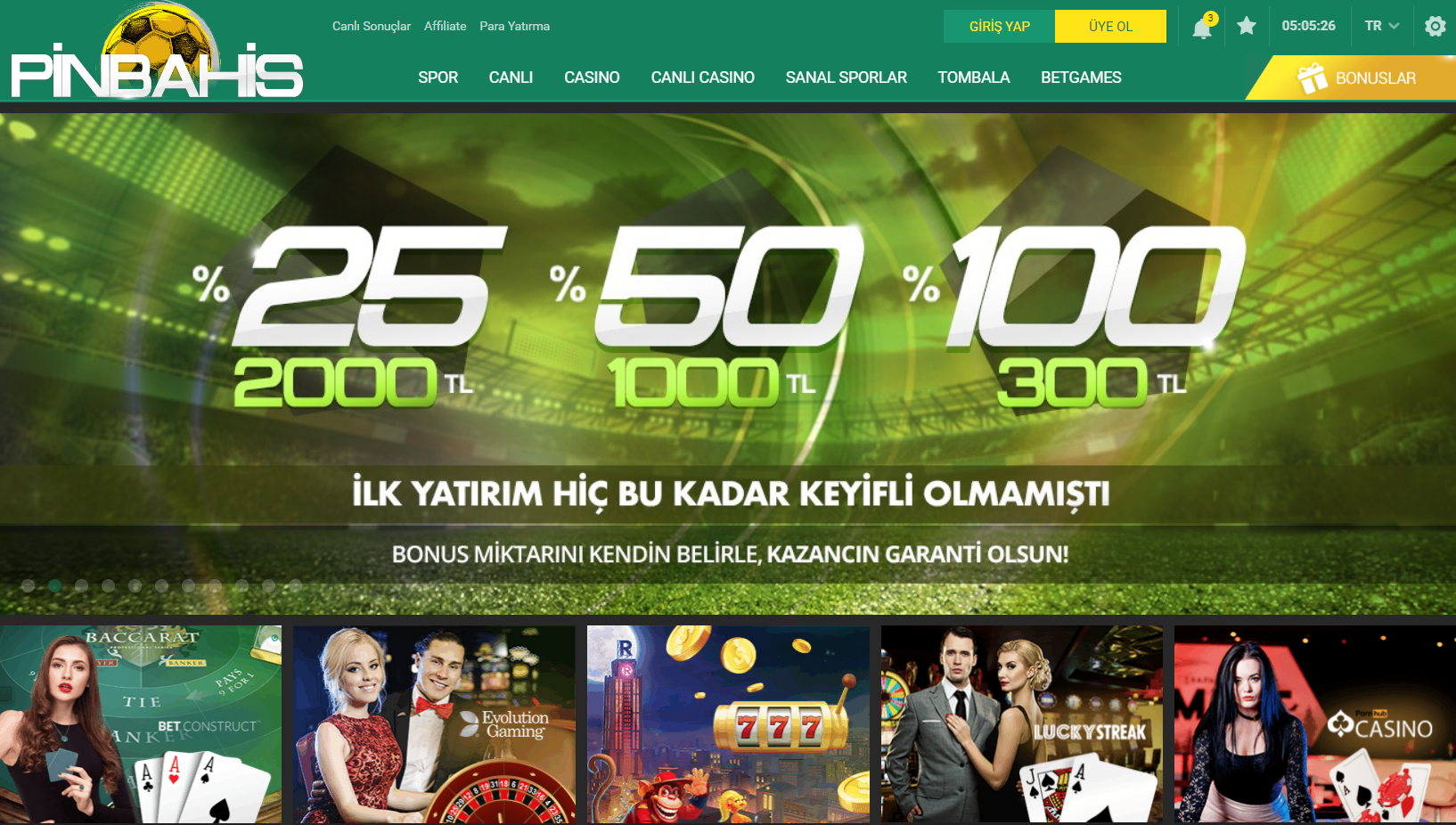 Pinbahis Canli Bahis