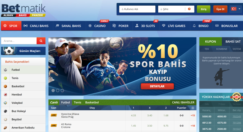 Betmatik Canli Bahis